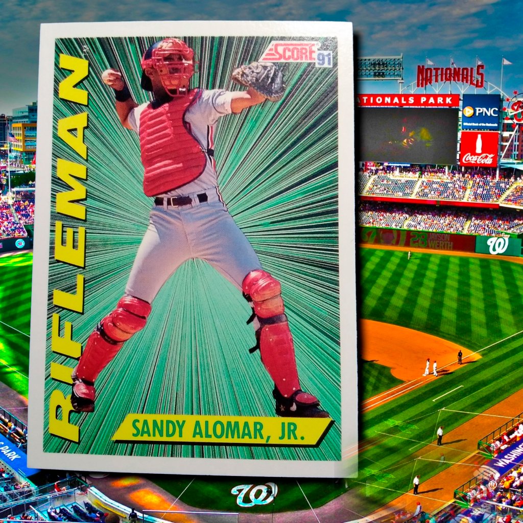 Baseball Card Sandy Alomar  694 Rifleman Score91